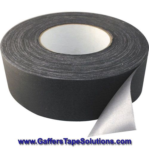 Gaffers tape solutions: professional matte black gaffer tape 2&#034;x30yds. heavy ... for sale