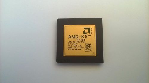 1x AMD-K5-PR133ABR Ceramic Processor (CPU)
