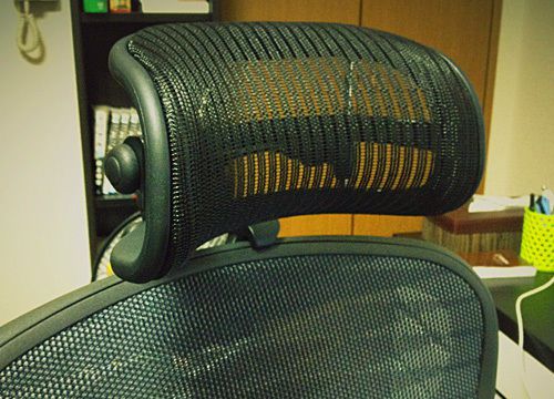New aaron chair dedicated headrest for mesh type herman miller aeron chair japan for sale
