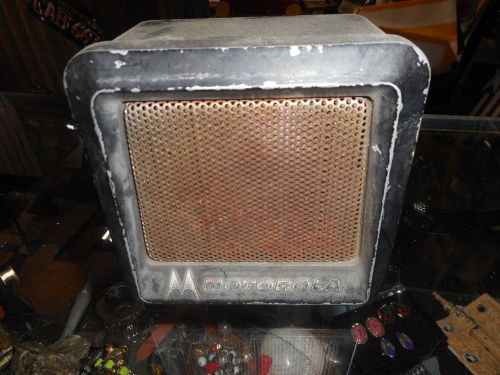Vintage Motorola External Speaker rat rod cop car