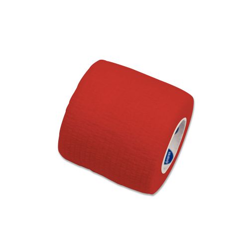 Sensi-Wrap Self-Adherent Bandage Latex Free 2&#034; x 5 yds Red (2 Rolls) # 3216