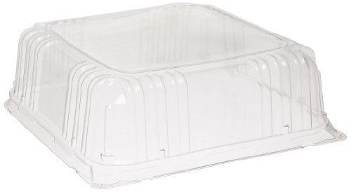 Milan LDMST11PET Square PET Dome Lid  Small  2-3/4&#034; Height  Clear  for MST11 (Ca
