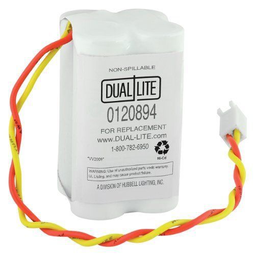 Dual-lite 0120894 4.8-volt 4 aa type cells new nickel cadmium battery for sale