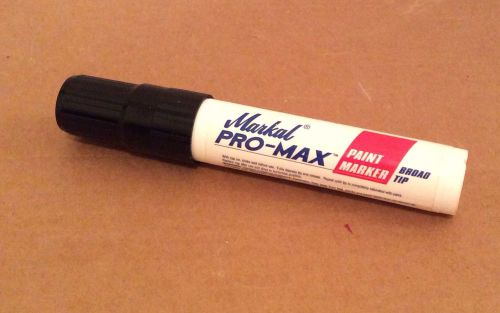 Markal pro max paint marker black broad tip new unprimed art hobby graffiti for sale