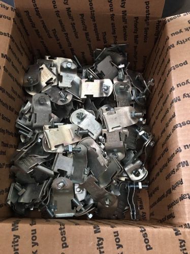 Lot of (77) pair power-strut ps 1300 3/4 as eg 3/4&#034; inch universal pipe clamp for sale