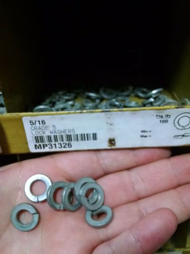 5/16&#034; Lock Washers - QTY 100 - Grade 5 - MP31326