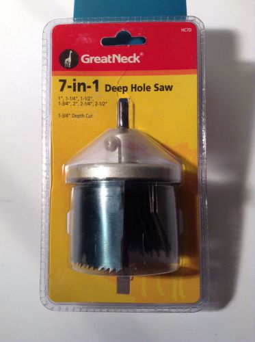Great Neck HC7D 7-IN-1 Deep Hole Saw
