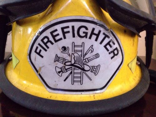 Bullard lt lead ric helmet yellow fire goggles firefighter fireman movie prop? for sale