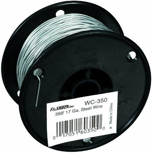 Fi-shock wc-350 350-feet, 17 gauge spool galvanized steel wire for sale