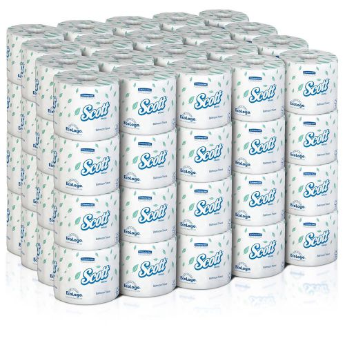 Scott bulk toilet paper (04460) individually wrapped standard rolls 2-ply whi... for sale