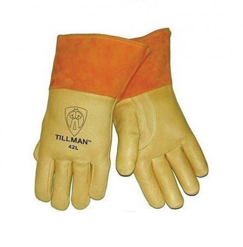 Tillman 42 premium heavyweight pigskin mig welding gloves, large new ! for sale