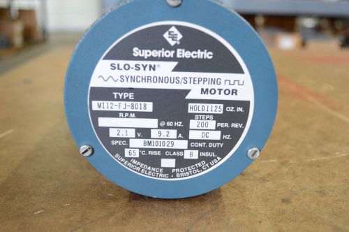 Superior Electric Synchronous/Stepping Motor M112-FJ-8018