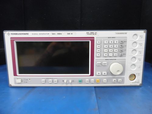 Rohde &amp; schwarz signal generator 5khz to 3.0ghz pn: sme 03 *for parts, as is* for sale