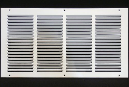 20&#034; x 10&#034; RETURN GRILLE - Easy Air FLow - Flat Stamped Face
