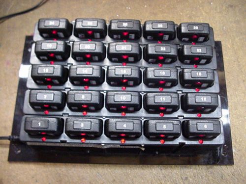 25 Pager Restaurant Server or Office Staff RX-SP5 Pagers w/5 5-Bay Chargers. &gt;B2