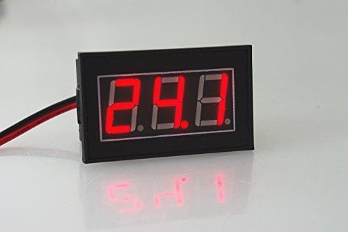 SMAKN 0.56&#034; Waterproof Digital Voltmeter DC 4.5-150V LED Auto Mini Volt Tester