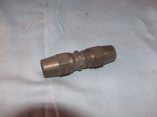 Vintage brass coupling - hydraulic hose - 3/4&#034; for sale
