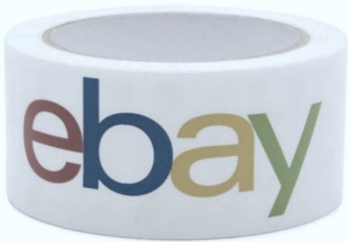 Lot 10 Rolls Ebay Branded Sealing Package Packing Tape Shipping Box FREE US SHIP
