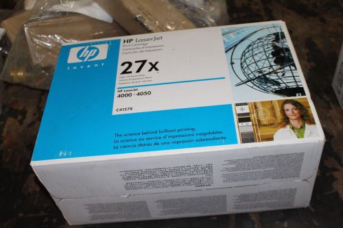 HP Toner 4000 4050 New Genuine C4127X Factory Sealed 27X LaserJet High Yield