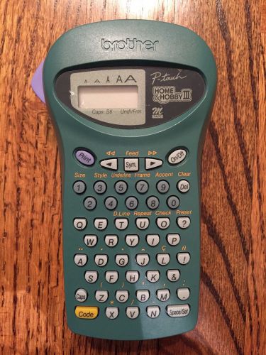 Brother PT85 P-Touch Home &amp; Hobby III PT-85 Label Maker