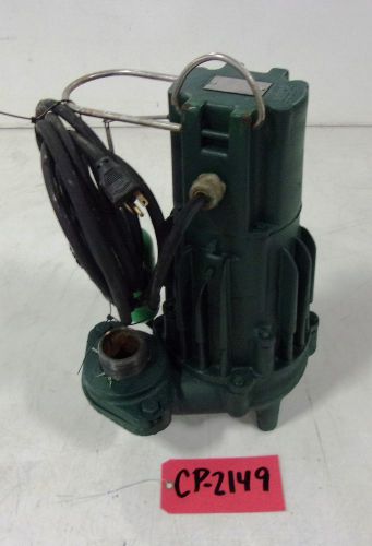 Zoeller Co. 1/2 HP 5&#034; Inlet 1.5&#034; Outlet Centrifugal Pump (CP2149)