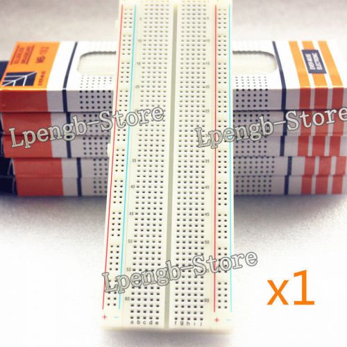 Mb-102 830 solderless breadboard tie points 2 buses test circuit for arduino for sale