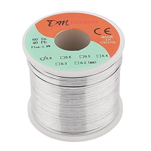 DMiotech? 0.8mm 400G 60/40 Rosin Core Tin Lead Roll Soldering Wire