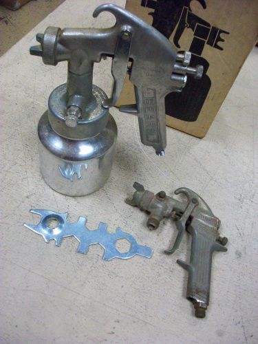 Lot of two vintage spray guns - binks model 26  &amp;  sears 100 spray paint gun for sale