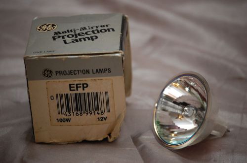 GE EFP 12 Volt, 100 Watt, 50 Hour Lamp for Optical Inspection Equipment.