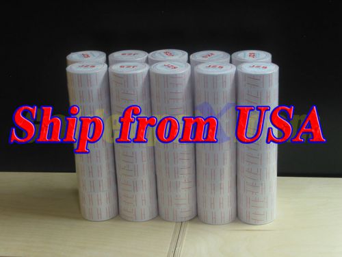 10 tubes labels for mx-5500 single line price gun for sale