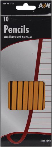Wood Pencils No.2 10/Pkg-Yellow 079184311219