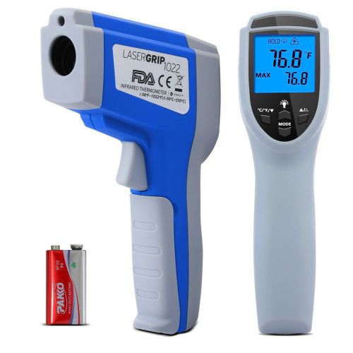 Lasergrip 1022 Non-contact Digital Laser Infrared Thermometer Temperature Gun,