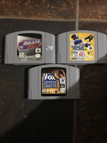 Lot of 3 Nintendo 64 Games