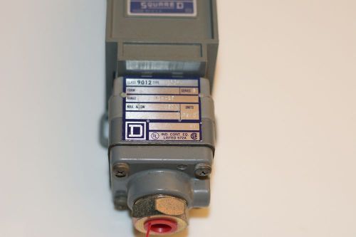 Square D 9012 GPG-1 pressure switch 13-425 PSI max input 850  factory set at 250