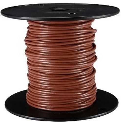 20&#039; ul 1015 hook up wire 22 awg 7 strand brown 600 v 105°c awm mtw usa made for sale
