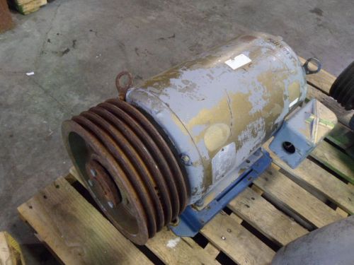 BALDOR 20HP SUPER-E MOTOR #611849J FR:256T CVOLT:230/460 RPM:1765 PH:3 USED