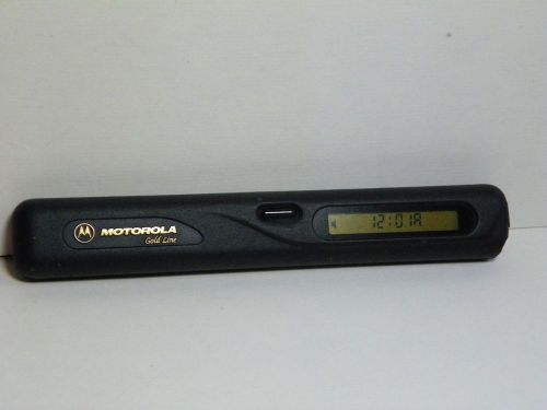 MOTOROLA GOLDLINE PEN PAGER with USER GUIDE