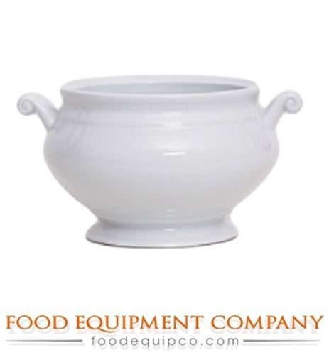 Tuxton BPS-250 Soup Tureen Base Only 32 oz. handled DuraTux®© Porcelain...
