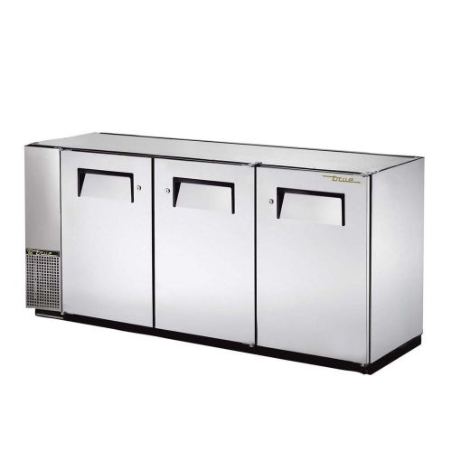 Back Bar Cooler Three-Section True Refrigeration TBB-24GAL-72-S (Each)