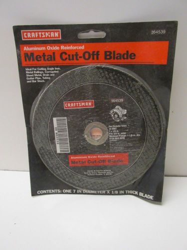 CRAFTSMAN 7IN DIAMETER X 1/8 IN THICK METAL CUT OFF BLADES NEW 64539