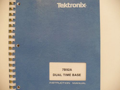 Tektronix 7B92A Dual Time Base