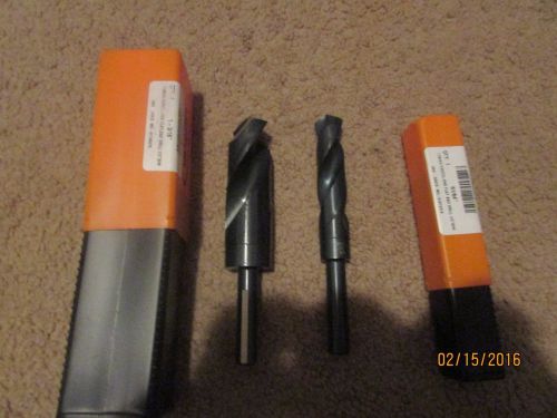 Two Hertel drill bits one 1-3/16th and one 51/64