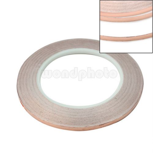 1pc useful  durable conductive copper foil  tape 5mm x 30m emi shielding  slug/s for sale