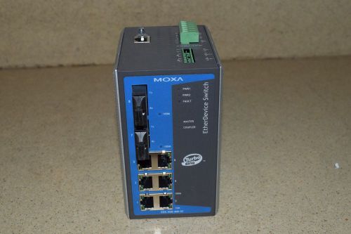 MOXA ETHERDEVICE SWITCH MODEL TYPE EDS-508-MM-SC (1H)