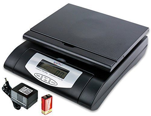 Weighmax 75 lbs. digital shipping postal scale, black (w-4819-75 black) new for sale