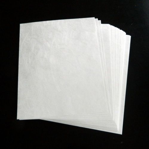 Tyvek Sheets 8.5 X 11 100 per package 14# style 1056D craft printer material