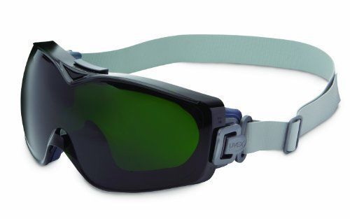 Uvex S3975D Stealth OTG Safety Goggles, Navy Body, Shade 5.0 Dura-streme