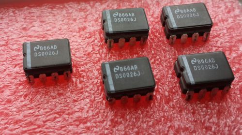 5 pcs in a lot ds0026j-8 ds0026 ic national 5 mhz two phase mos clock driver for sale