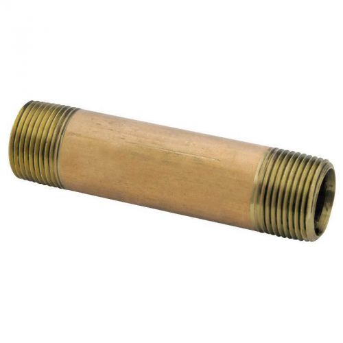 3/8&#034; x 5&#034; brass pipe nipple anderson metal corp brass pipe nipples 38300-0650 for sale