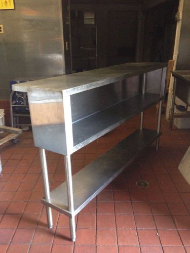 Commercial Restaurant 18&#034;x72&#034;Stainless Steel Table 45&#034; Tall